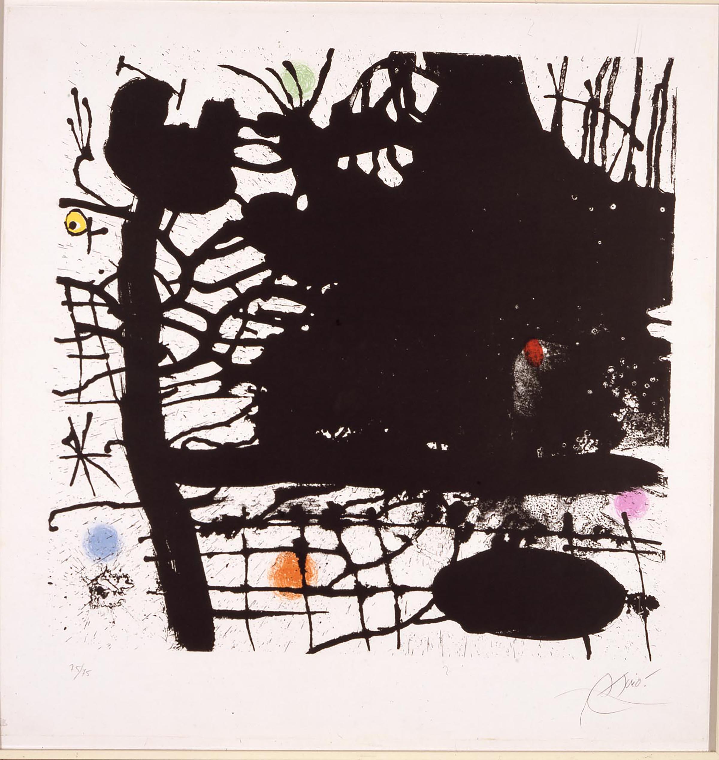 Joan Miru00f3, La nuit tentaculaire, 1969